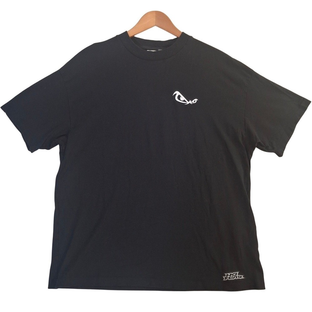 No Fear x H&M T-Shirt Men's XS Black Dreams Quote Streetwear Tee